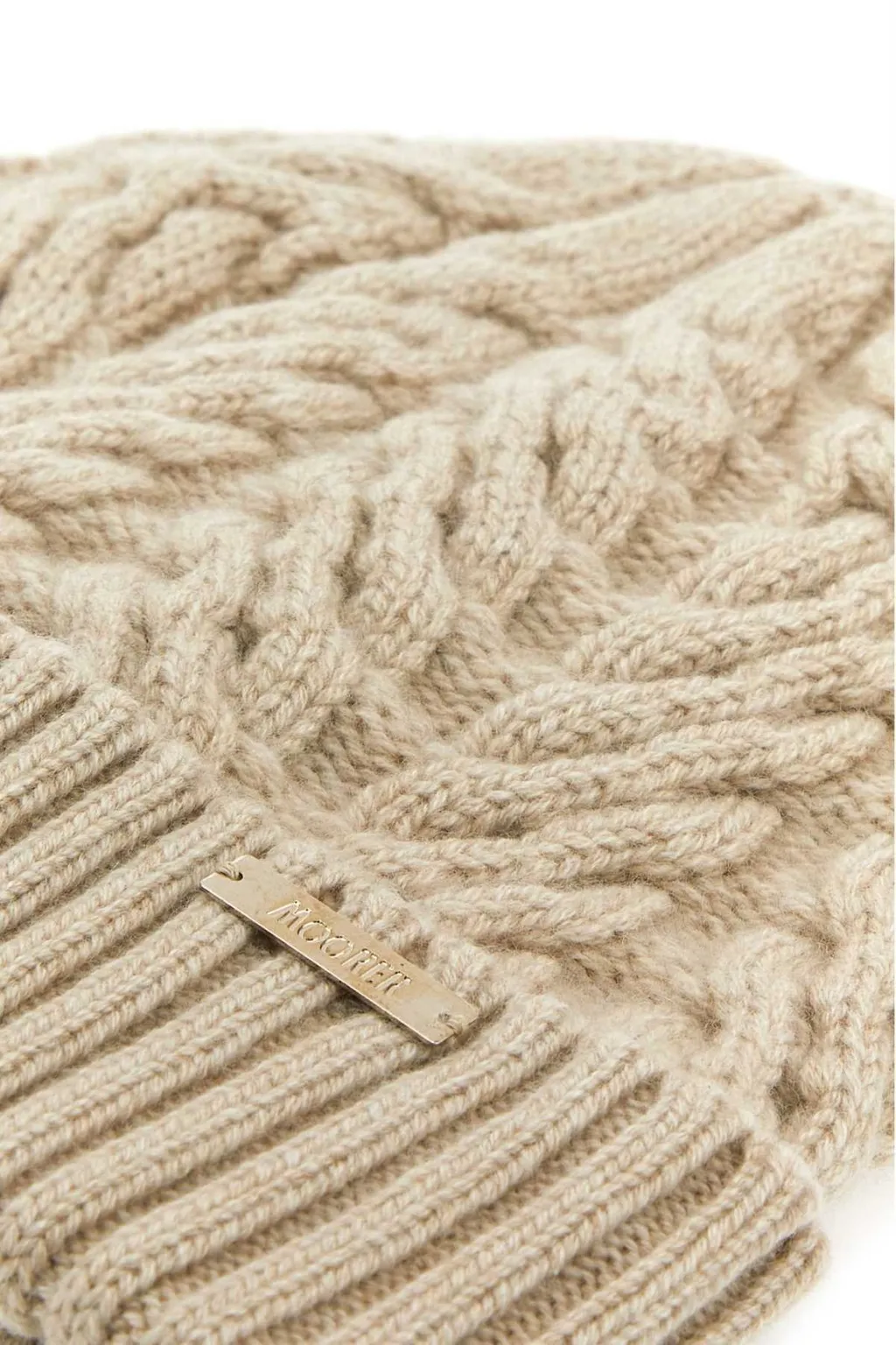 Moorer Cable Knit Beanie
