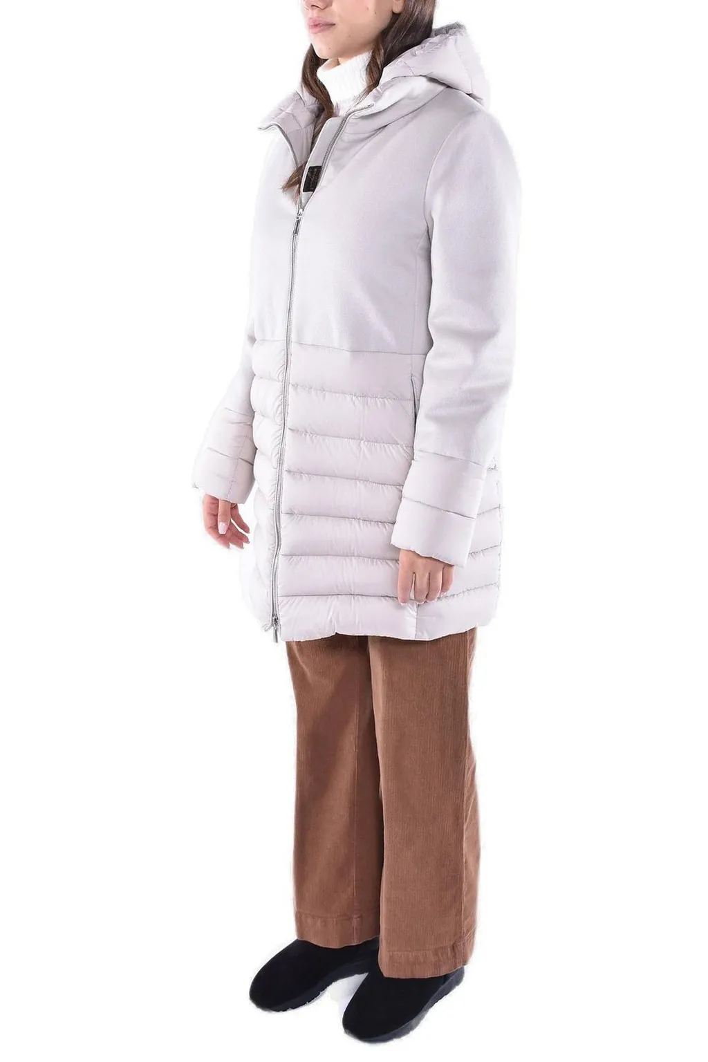 Moorer Angele Hooded Long Jacket