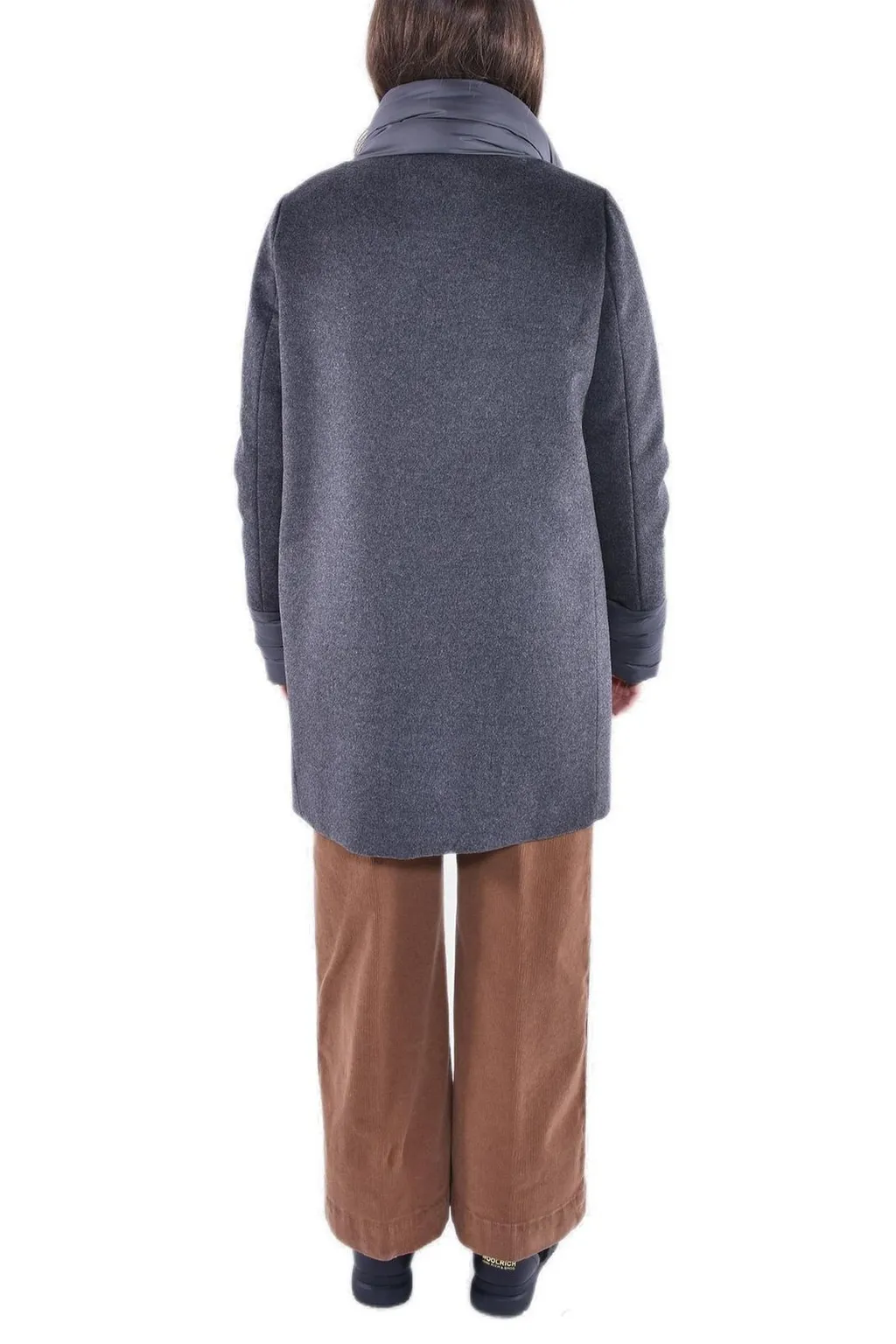 Moorer Abete High-Neck Coat