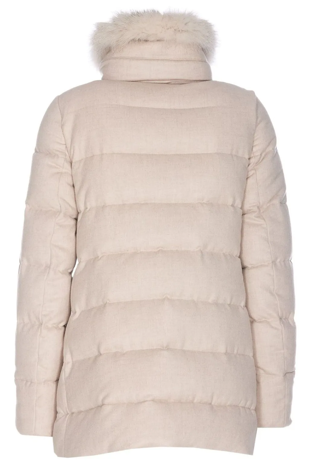 Moorer Dorado-Fur-Ls9 Zipped Padded Jacket