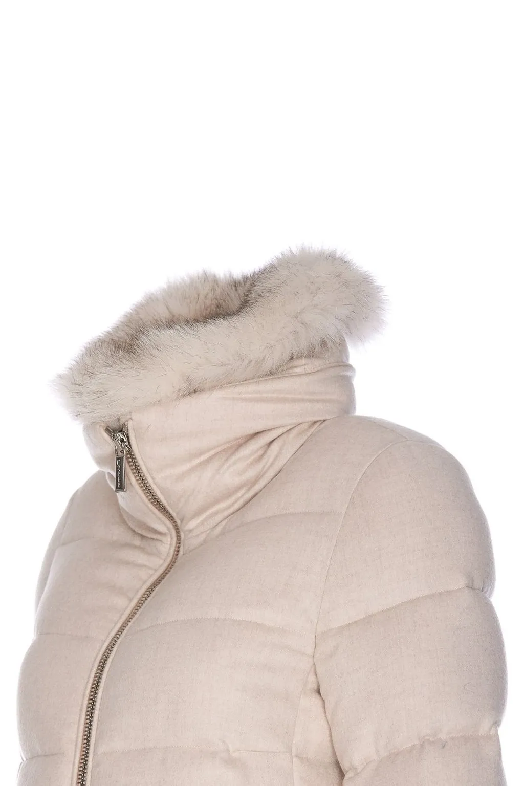 Moorer Dorado-Fur-Ls9 Zipped Padded Jacket