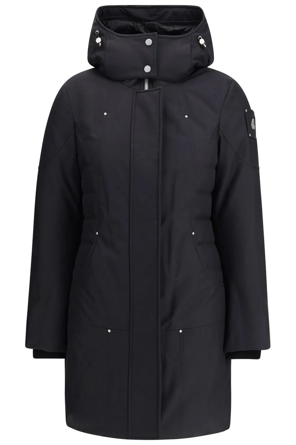 Moose Knuckles Logo Plaque Parka