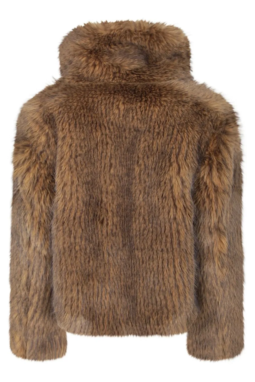 Moose Knuckles Zipped Faux Fur Jacket