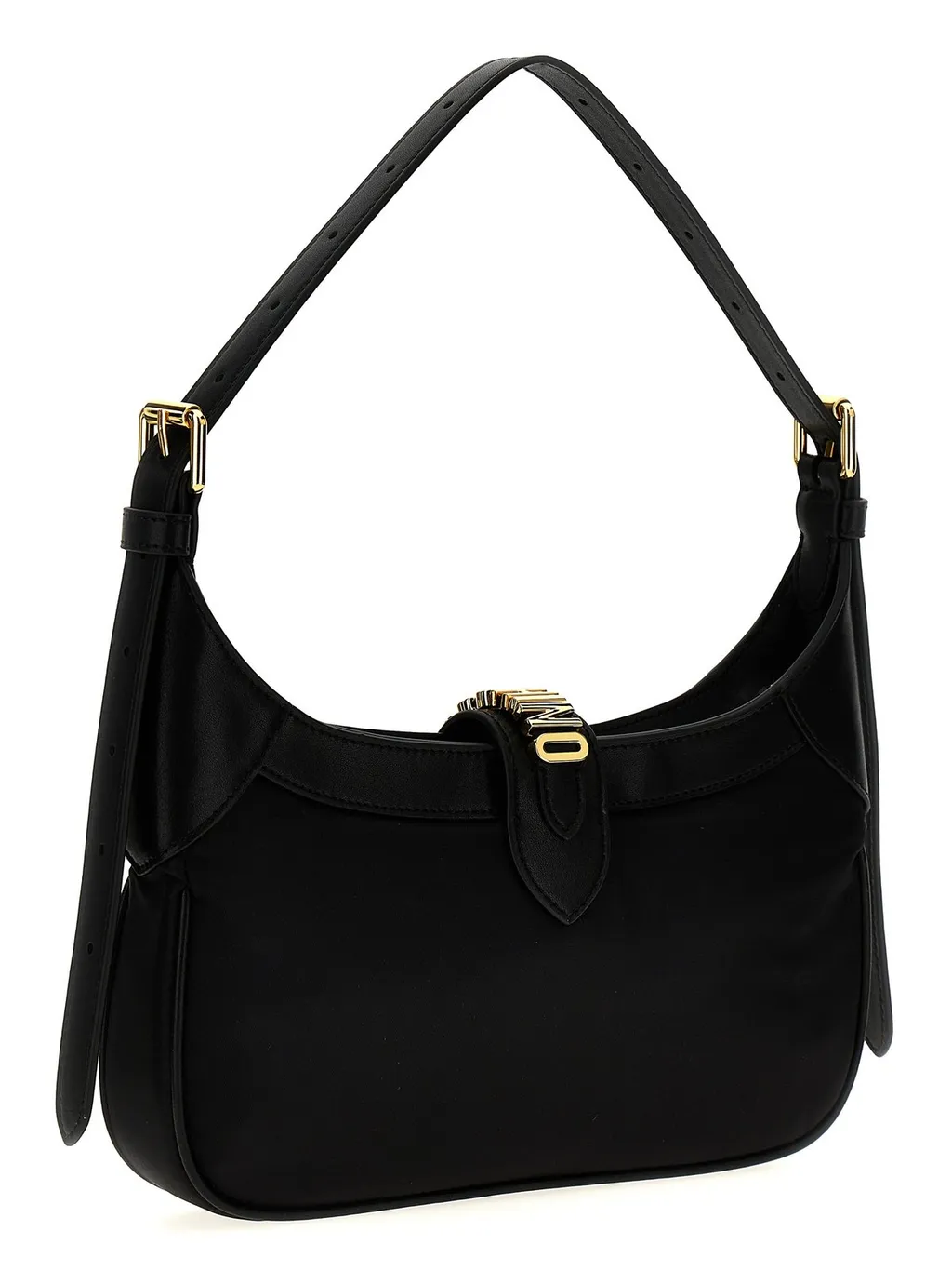 Moschino Logo Lettering Hobo Bag