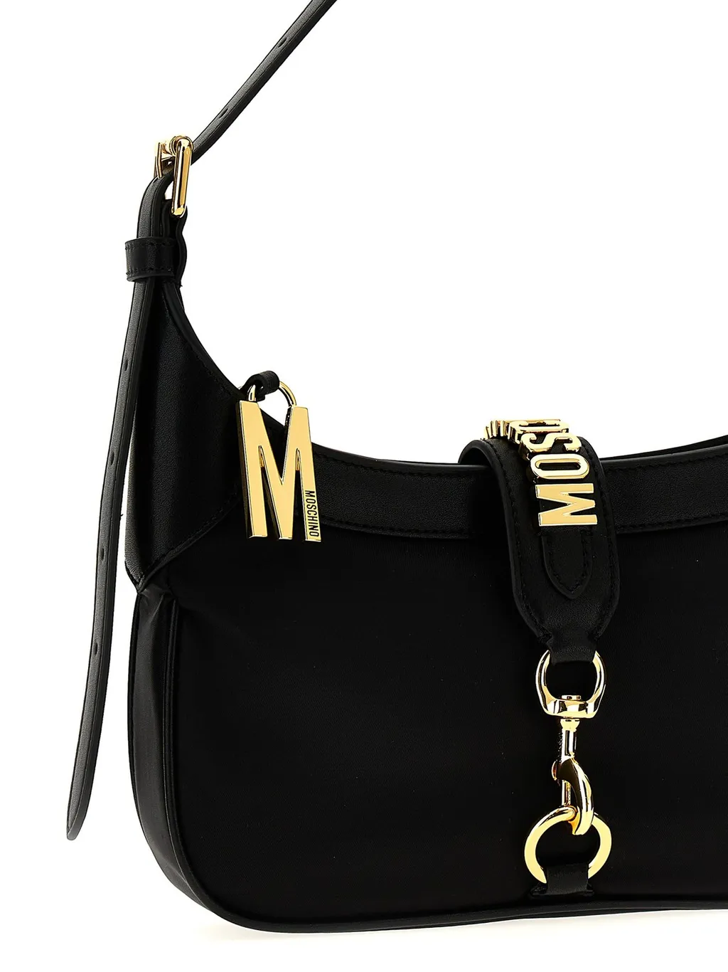 Moschino Logo Lettering Hobo Bag