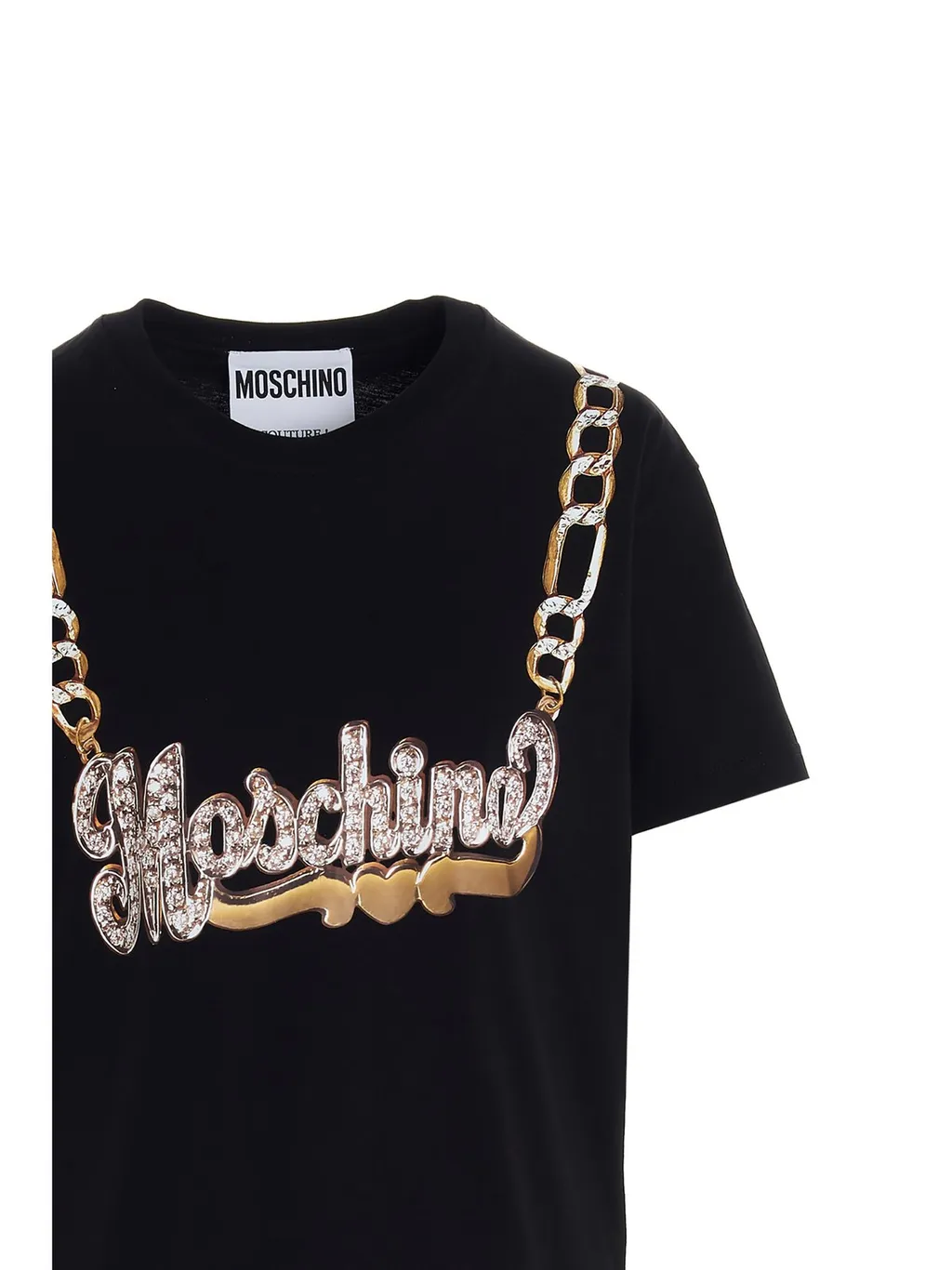 Moschino Logo Chain Printed T-Shirt