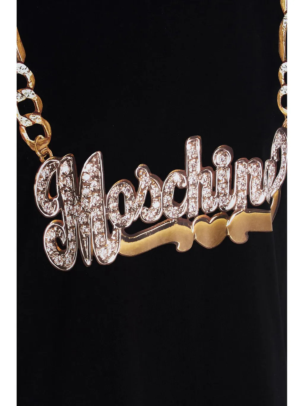Moschino Logo Chain Printed T-Shirt