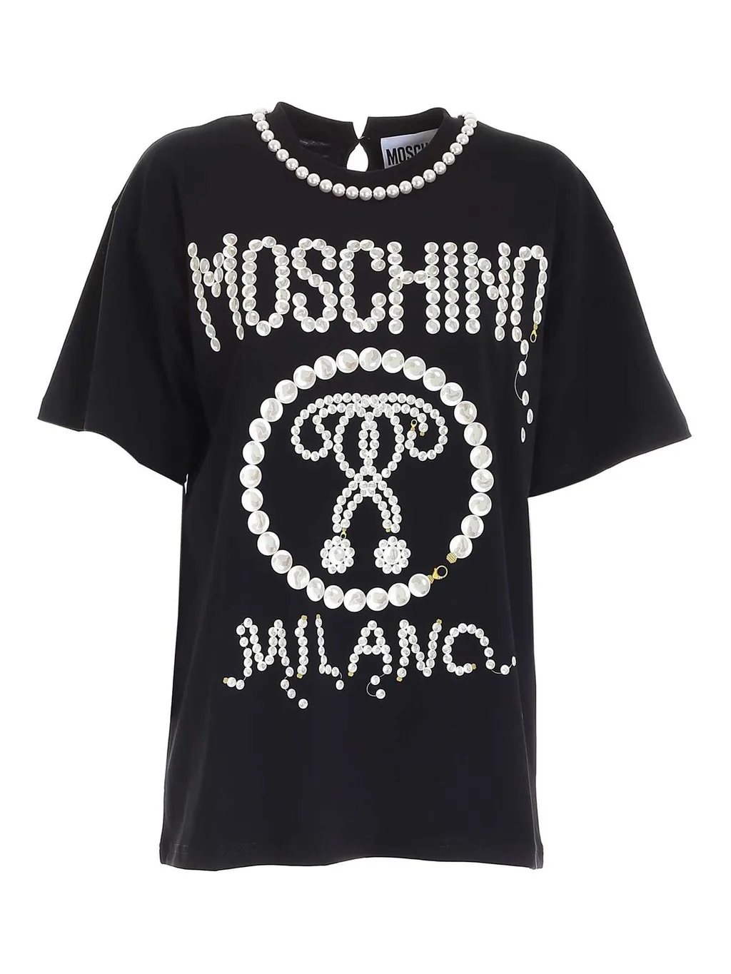 Moschino Logo-Printed Crewneck T-Shirt
