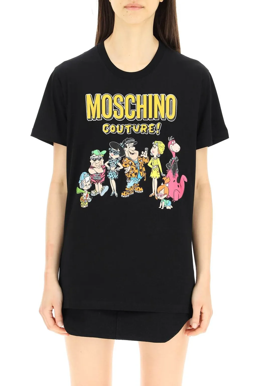 Moschino X Flinstones Graphic Printed T-Shirt