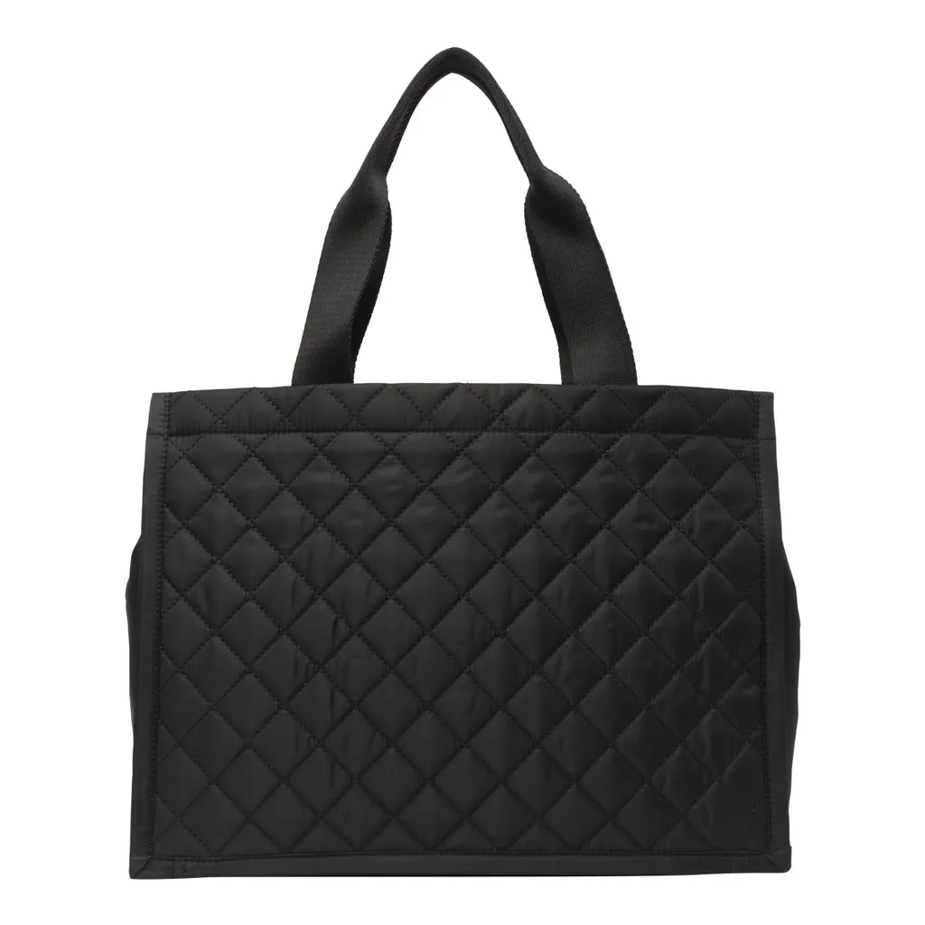 Moschino Logo Embellished Top Handle Bag