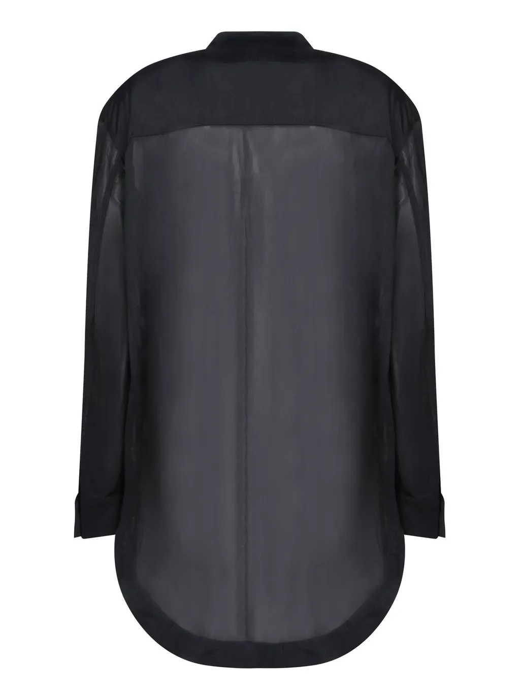 Moschino Jeans Drop Shoulder Sheer Shirt