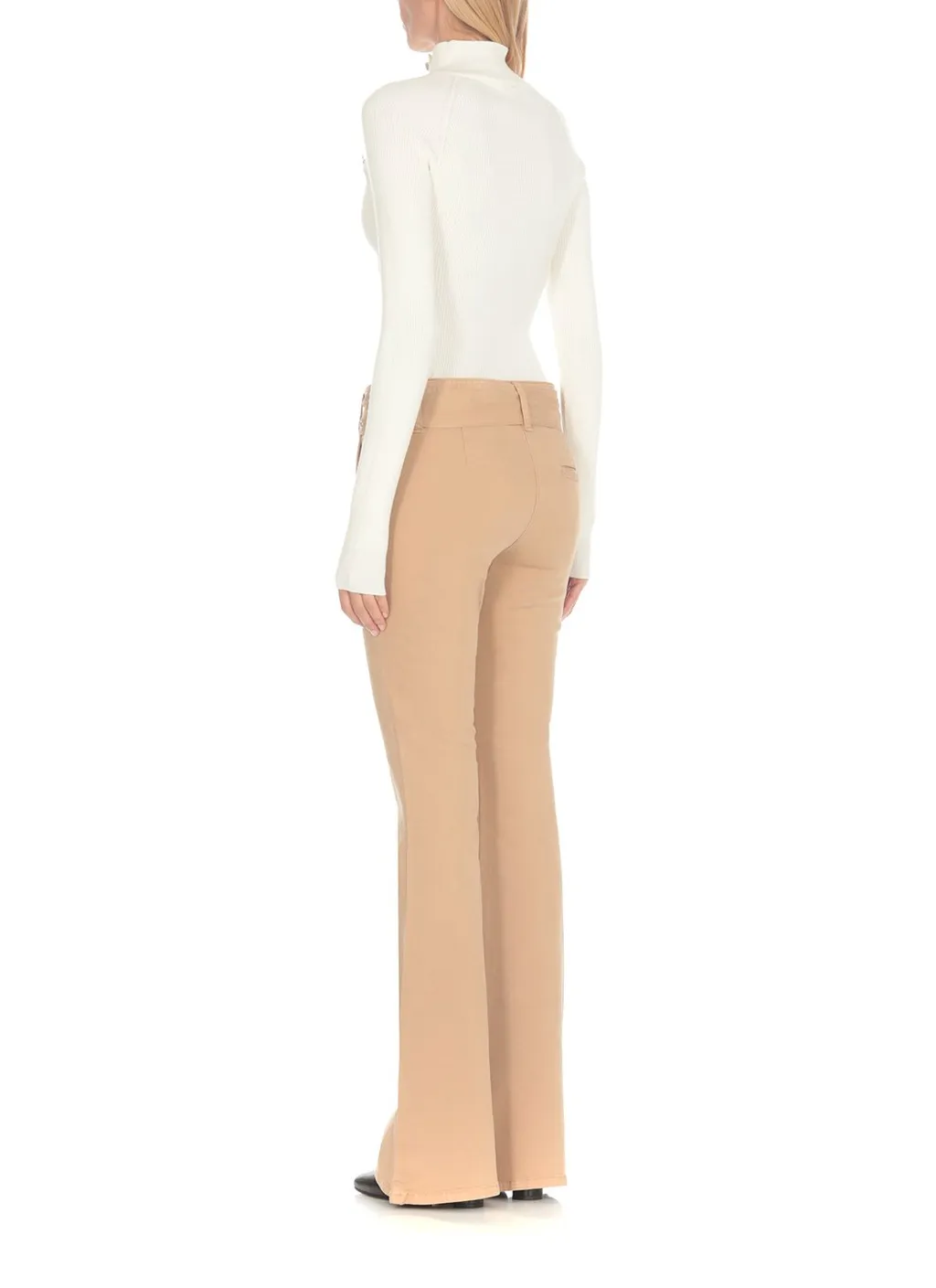 Moschino Jeans Belted Flared Pants