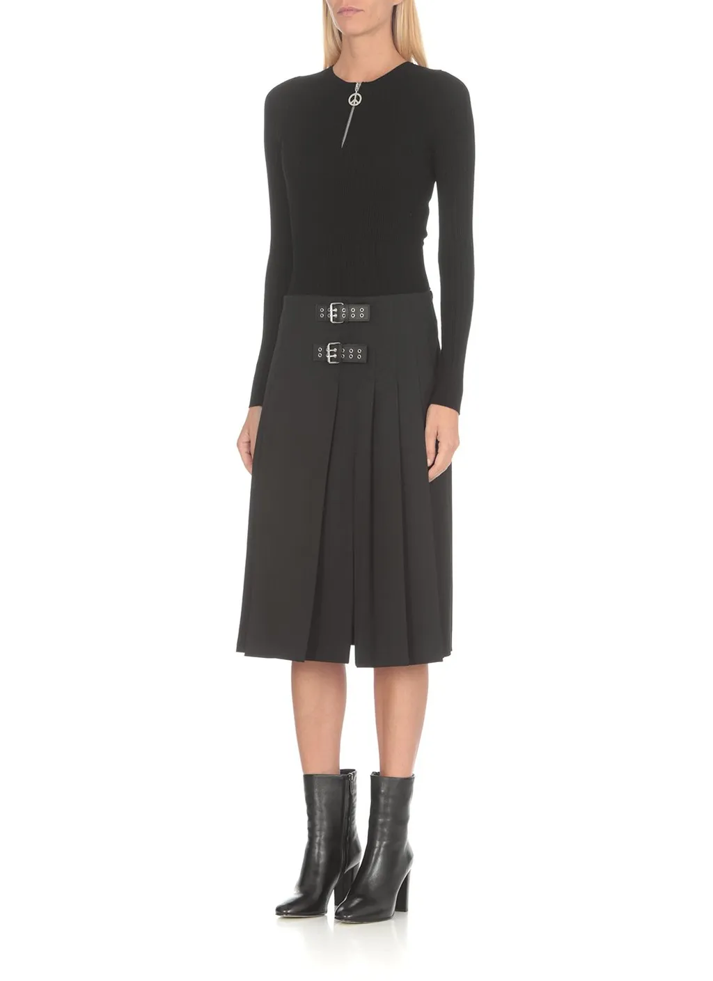 Moschino Jeans Half-Zip Knitted Jumper