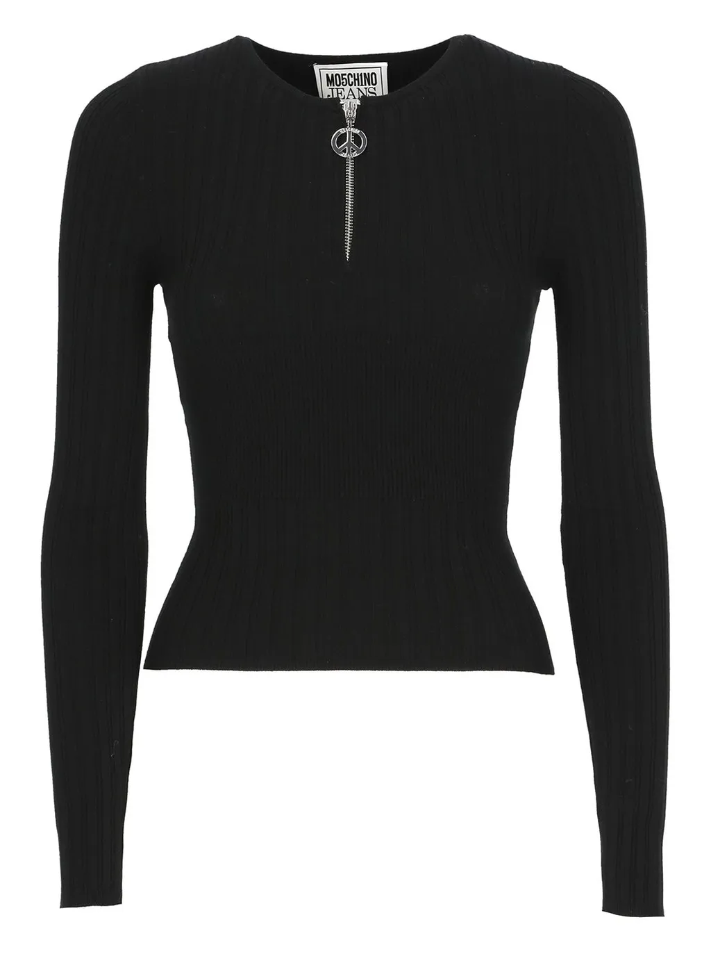 Moschino Jeans Half-Zip Knitted Jumper