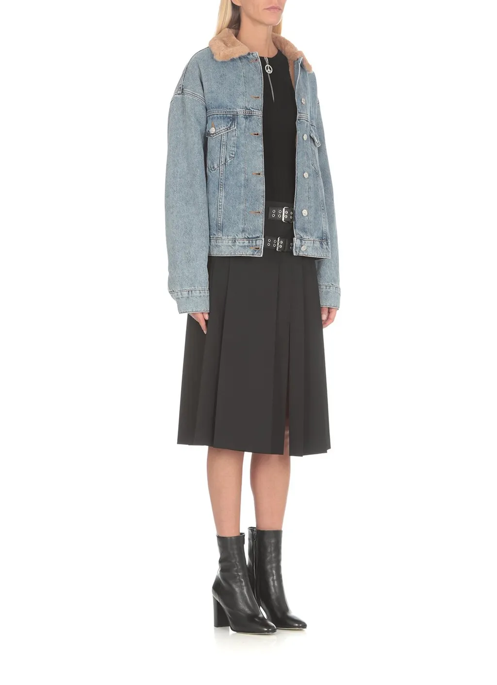 Moschino Jeans Half-Zip Knitted Jumper