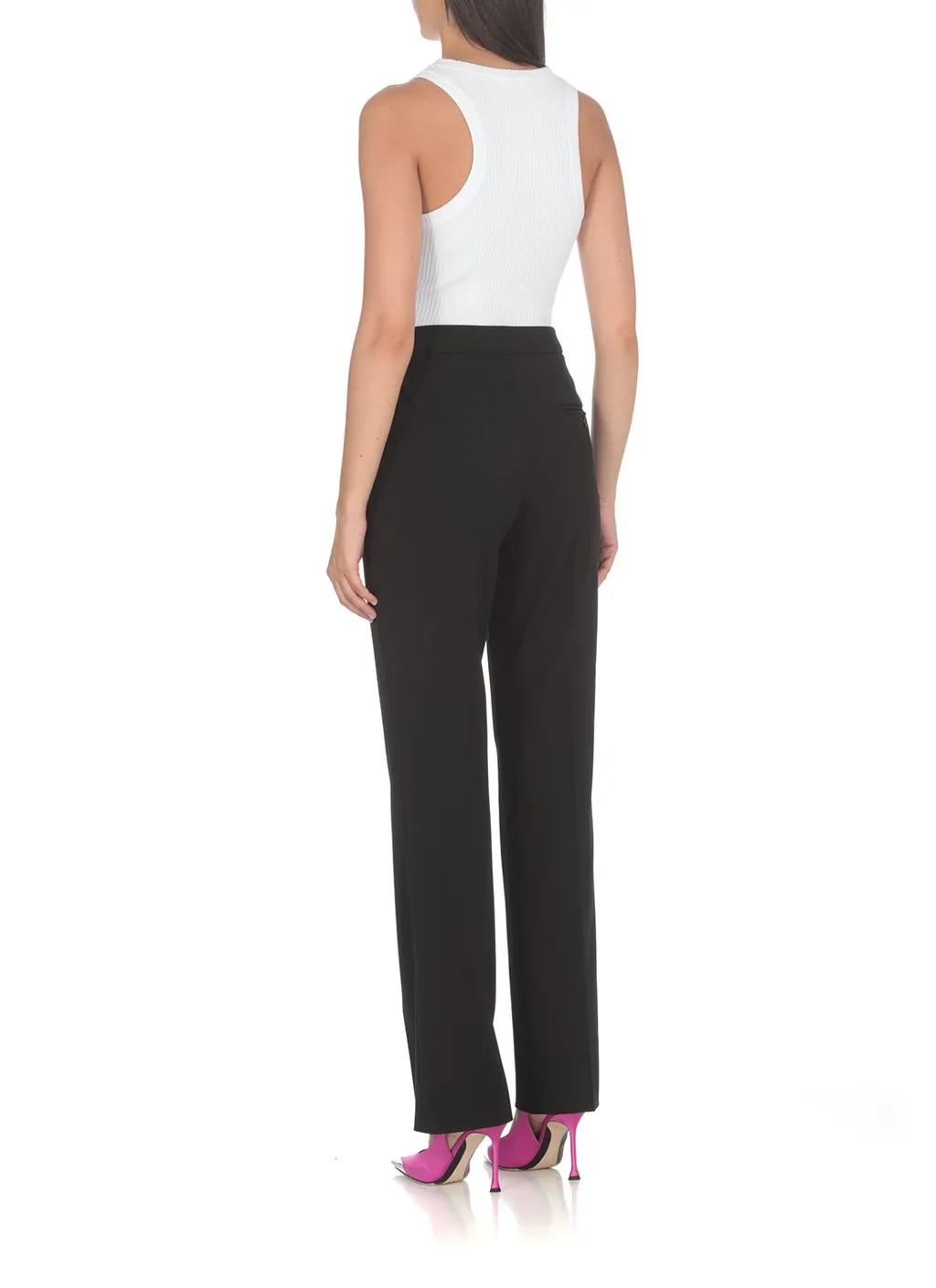 Moschino Jeans Mid Rise Flared Trousers
