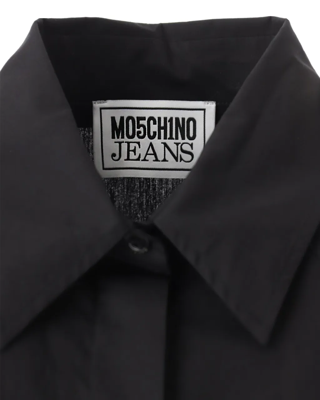 Moschino Jeans Curved Hem Short-Sleeved Shirt