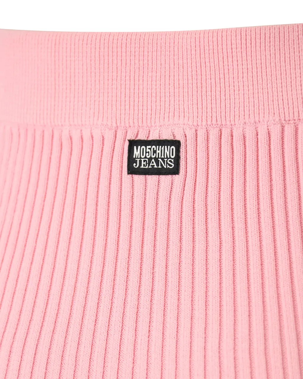 Moschino Jeans Ruffled Detail Knitted Midi Skirt