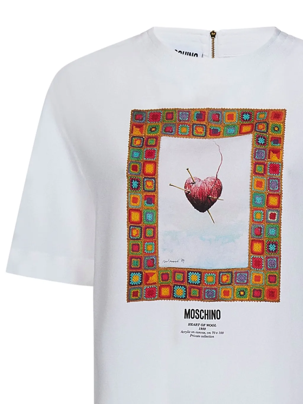 Moschino Heart Of Wool Envers Satin Blouse