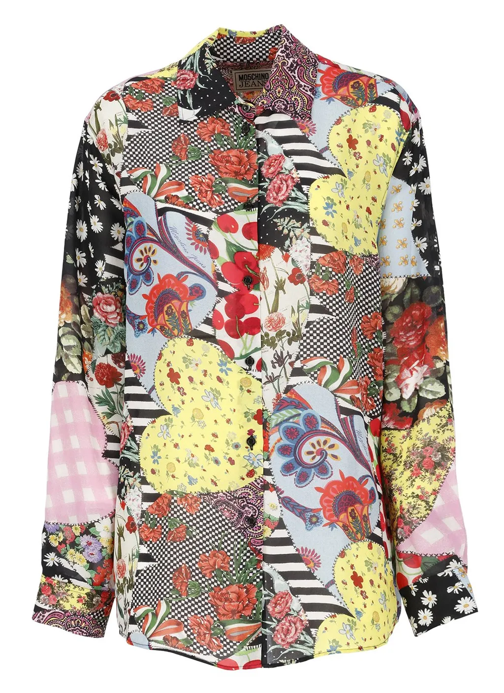 Moschino Jeans Pattern Printed Long-Sleeved Shirt