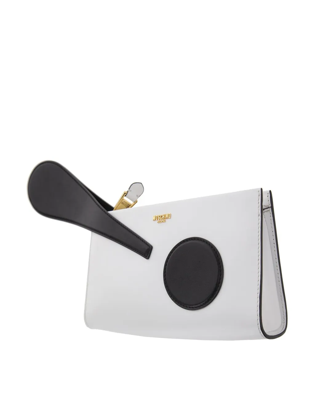 Moschino Exclamation Mark Clutch Bag