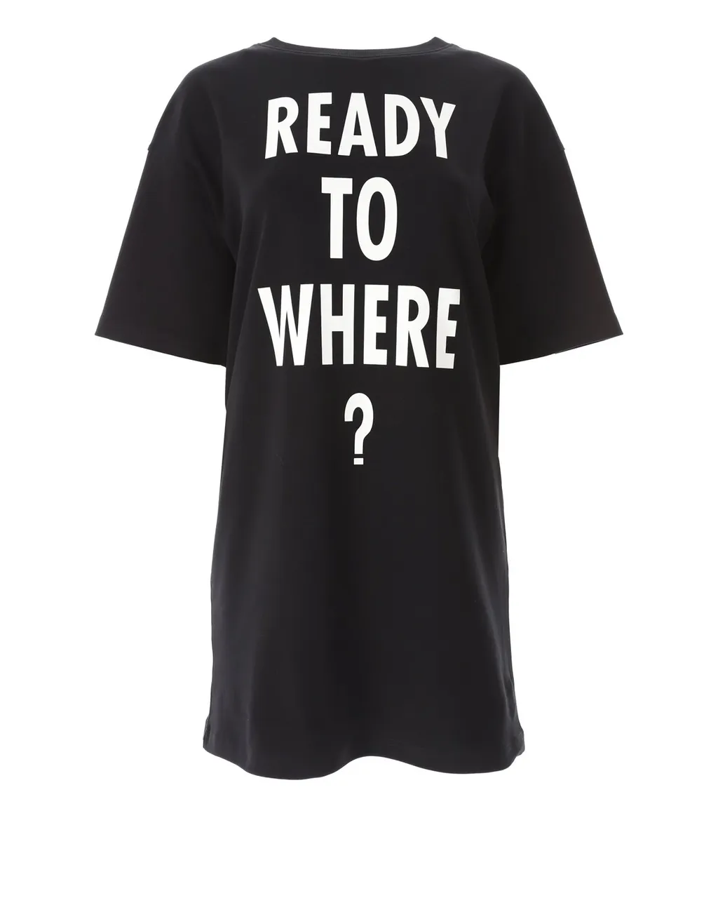 Moschino Ready To Where Printed Crewneck Mini Dress