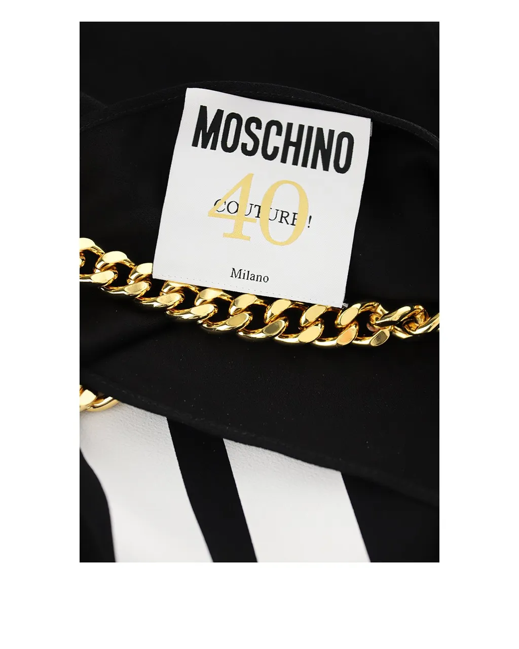 Moschino Loud Luruxy Printed Chain-Halterneck Maxi Dress