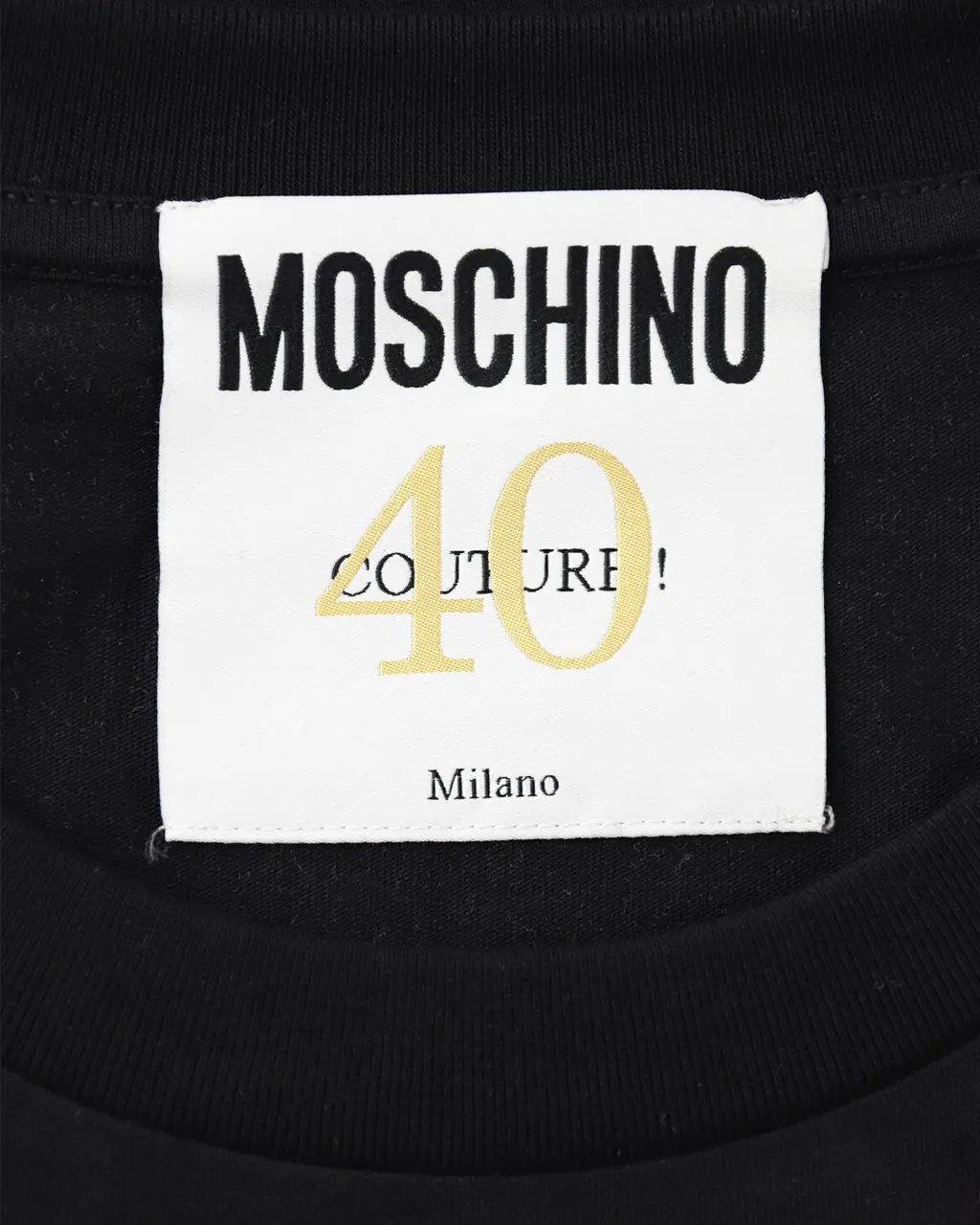 Moschino Slogan-Printed Crewneck T-Shirt