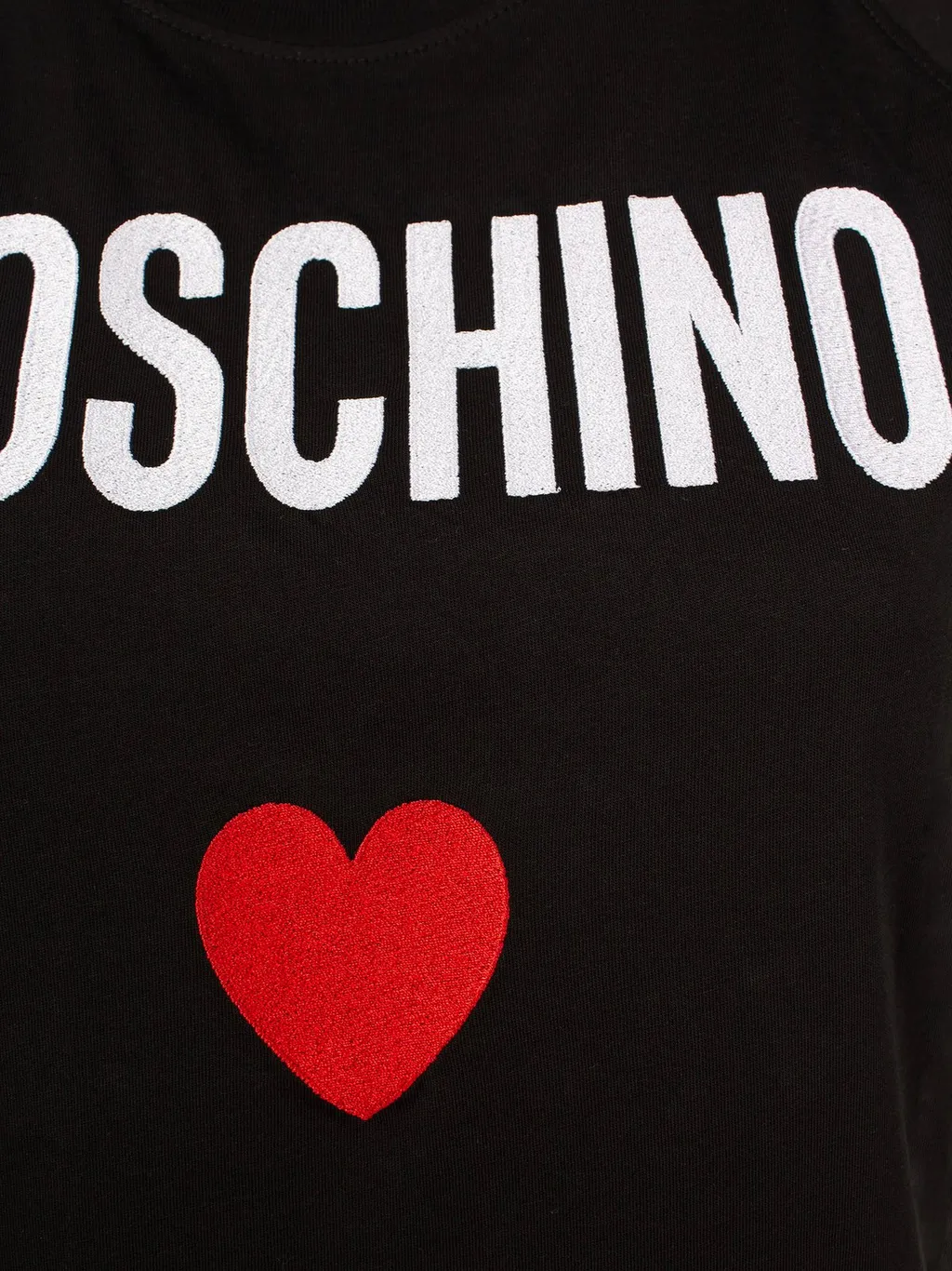 Moschino Logo Embroidered T-Shirt Dress