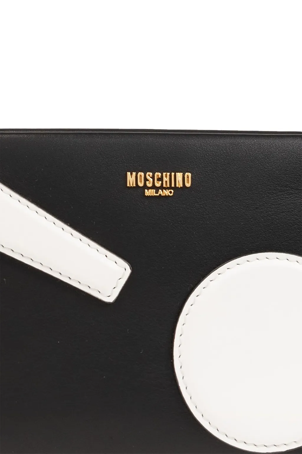 Moschino Exclamation Mark Clutch Bag