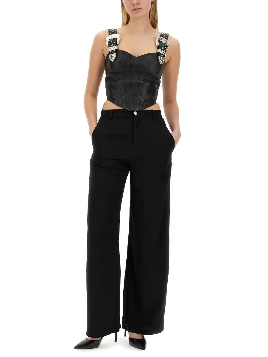 Moschino Jeans Wide Leg Pants
