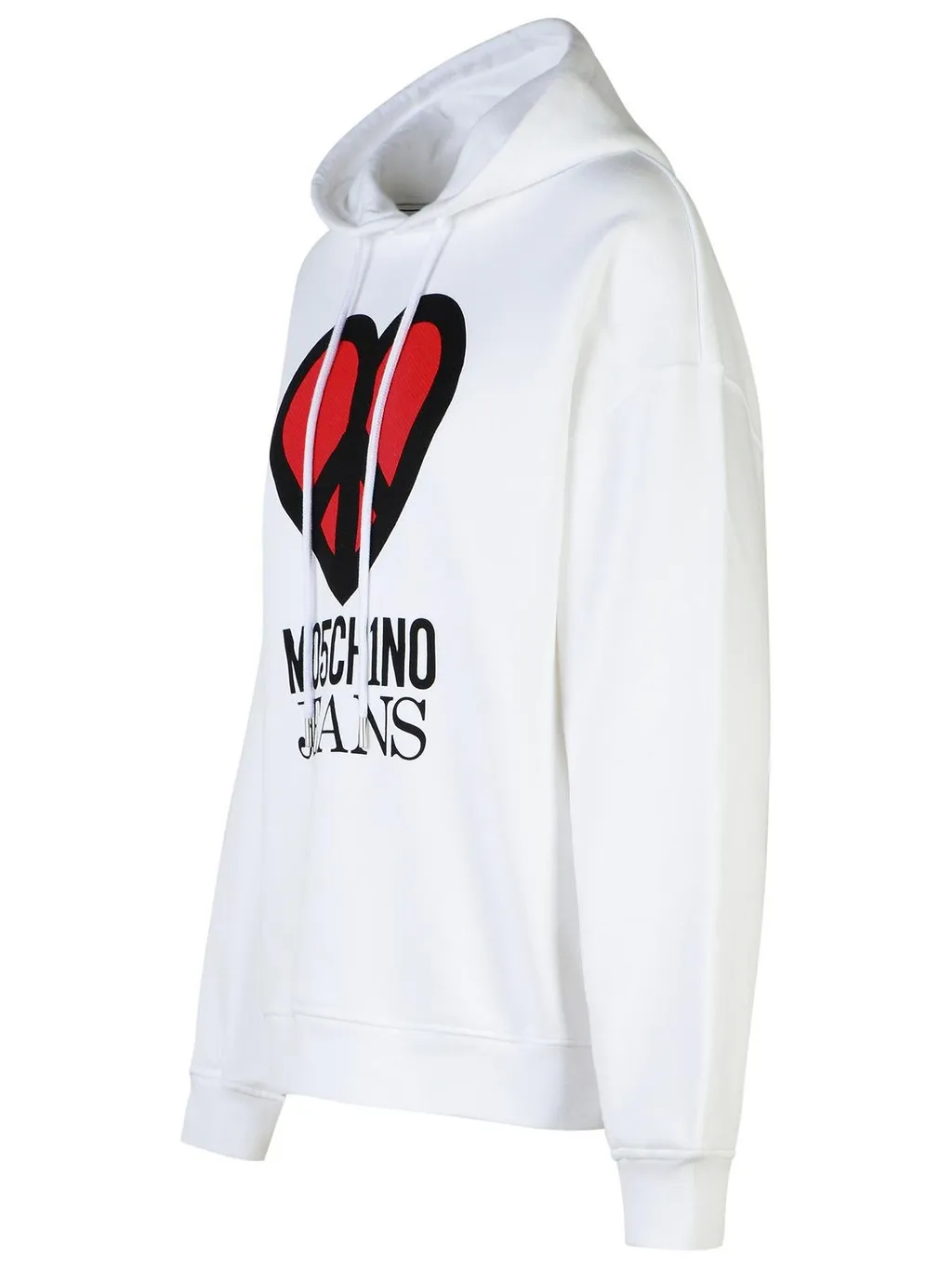 Moschino Jeans Peace Symbol Printed Hoodie