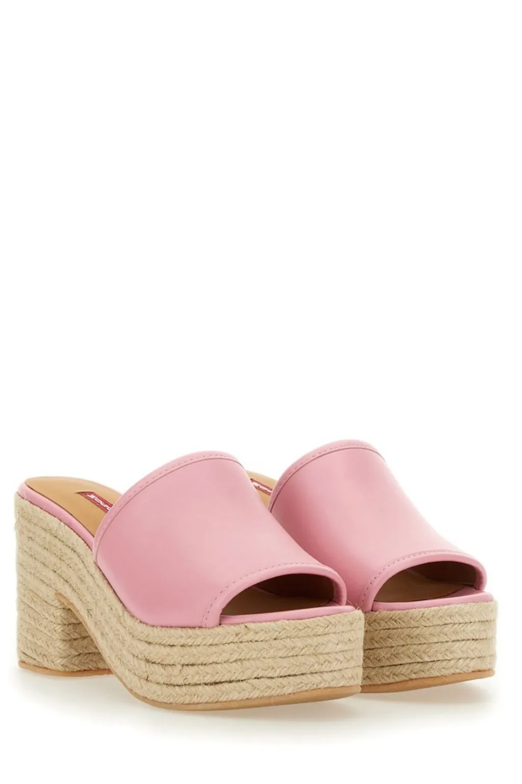 Moschino Jeans Heeled Slip-On Sandals