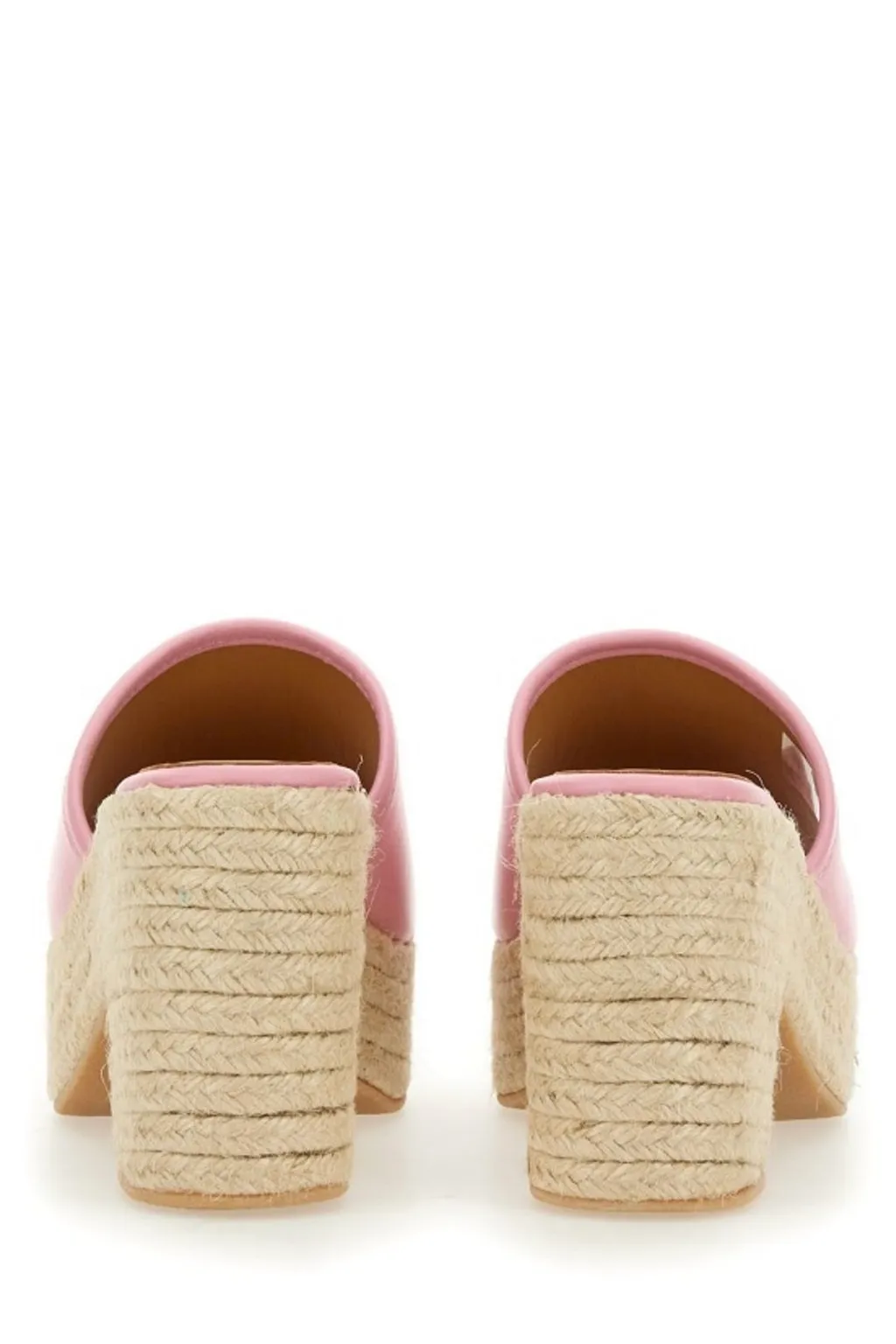 Moschino Jeans Heeled Slip-On Sandals