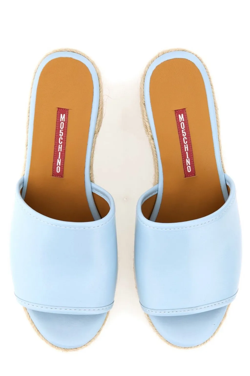 Moschino Jeans Platform Mules