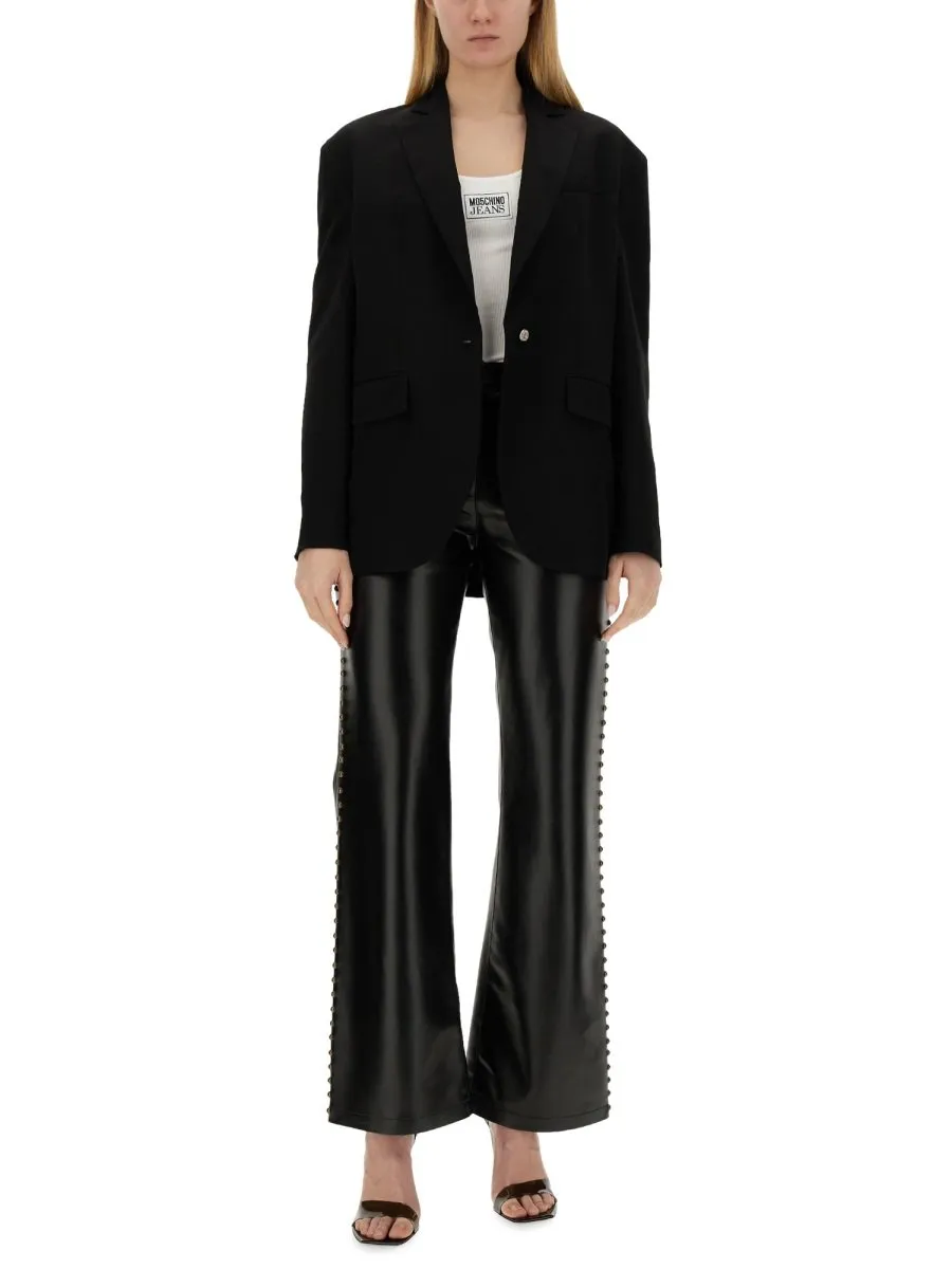 Moschino Jeans Single-Breasted Jacket