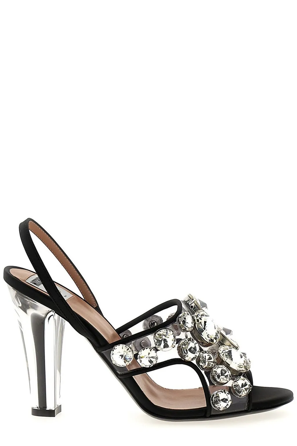 Moschino Embellished Slingback Sandals