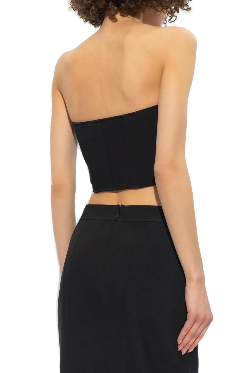 Moschino Sleeveless Zip-Up Tank Top
