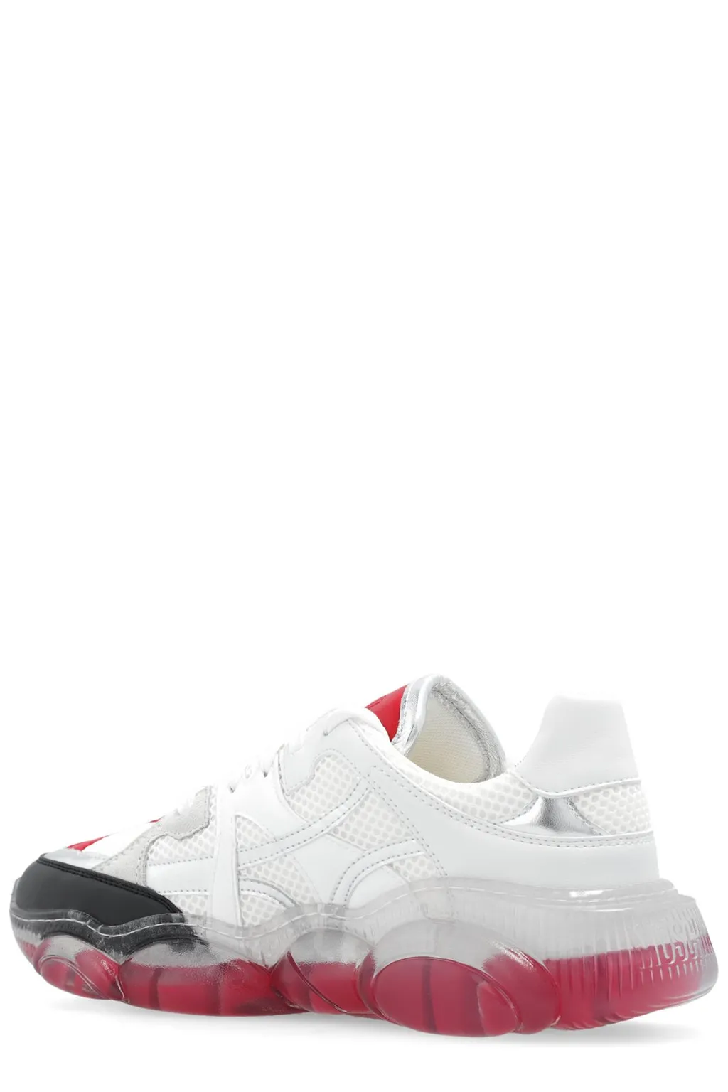 Moschino Panelled Lace-Up Sneakers
