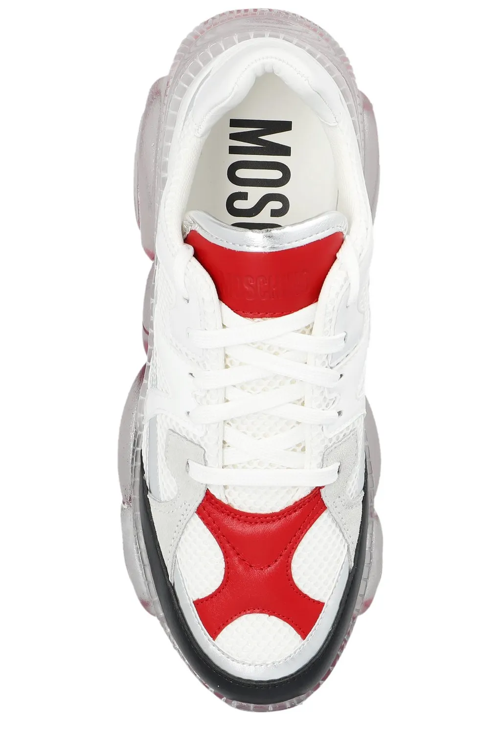 Moschino Panelled Lace-Up Sneakers