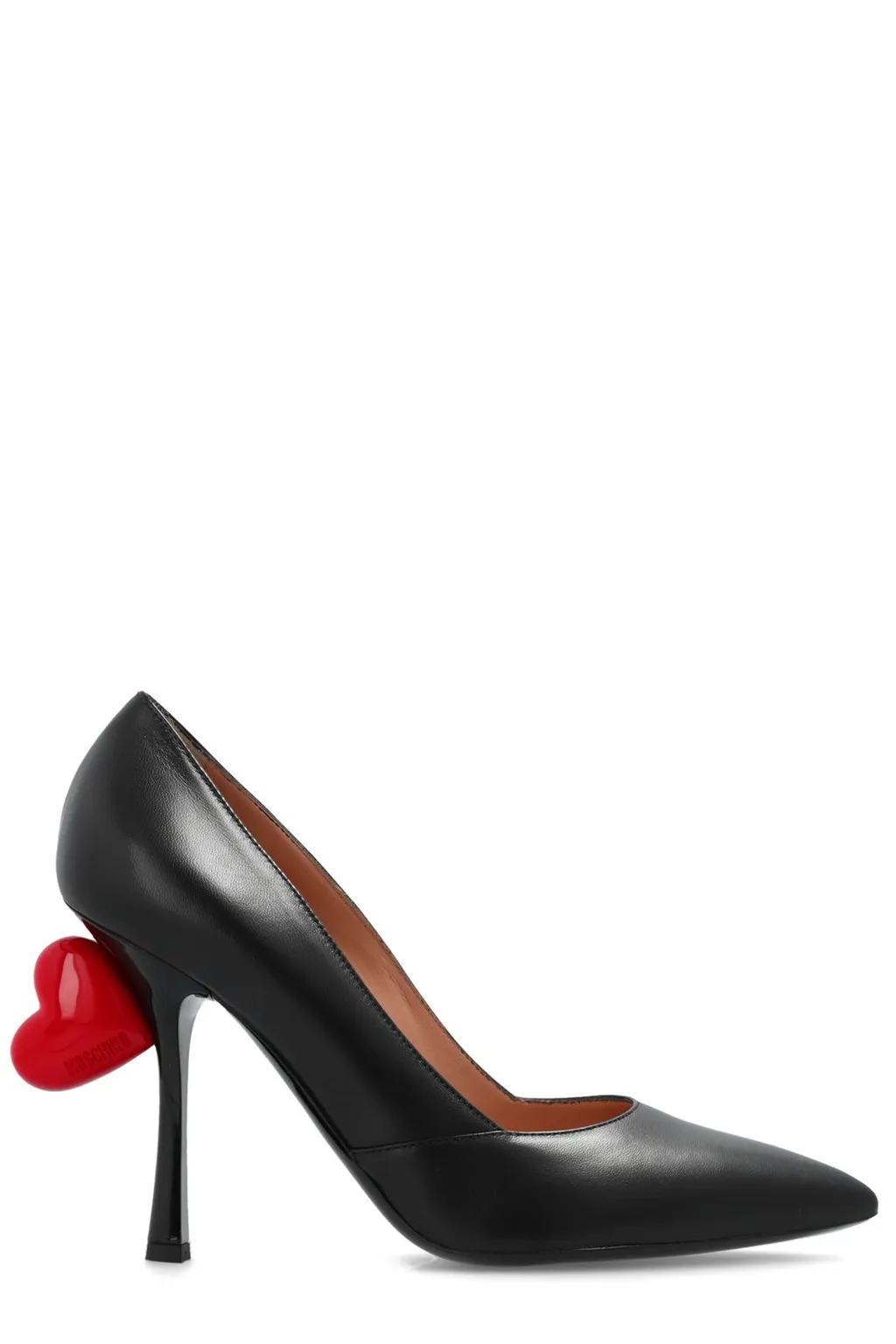 Moschino Sweet Heart Embellished Pumps