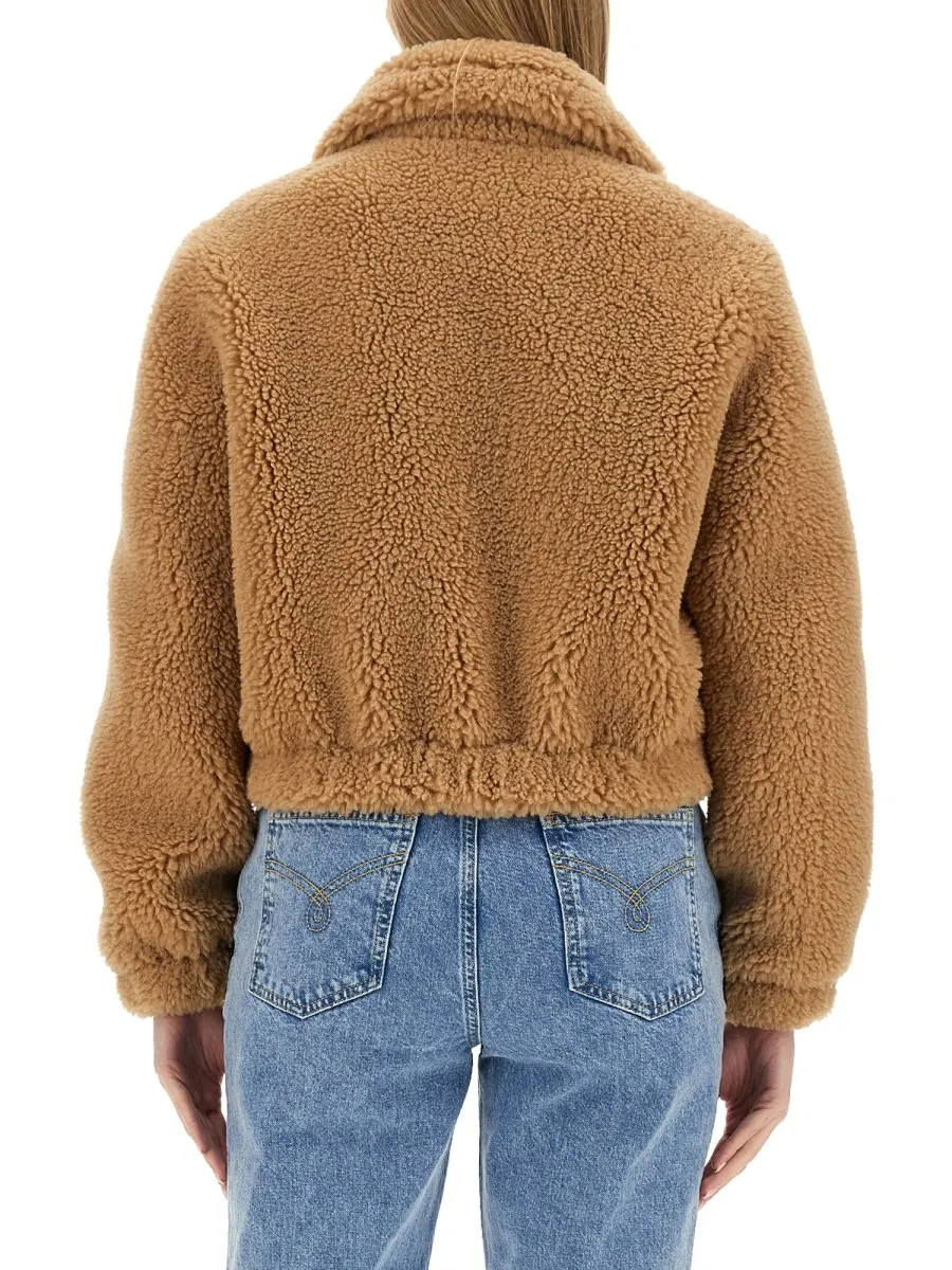 Moschino Jeans Furry Effect Jacket