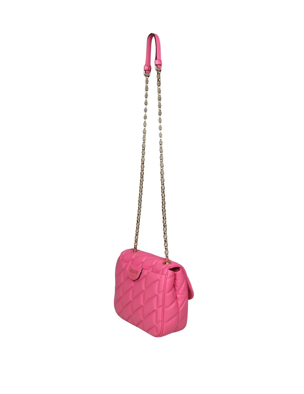 Moschino Quilted Chain Linked Shoulder Bag