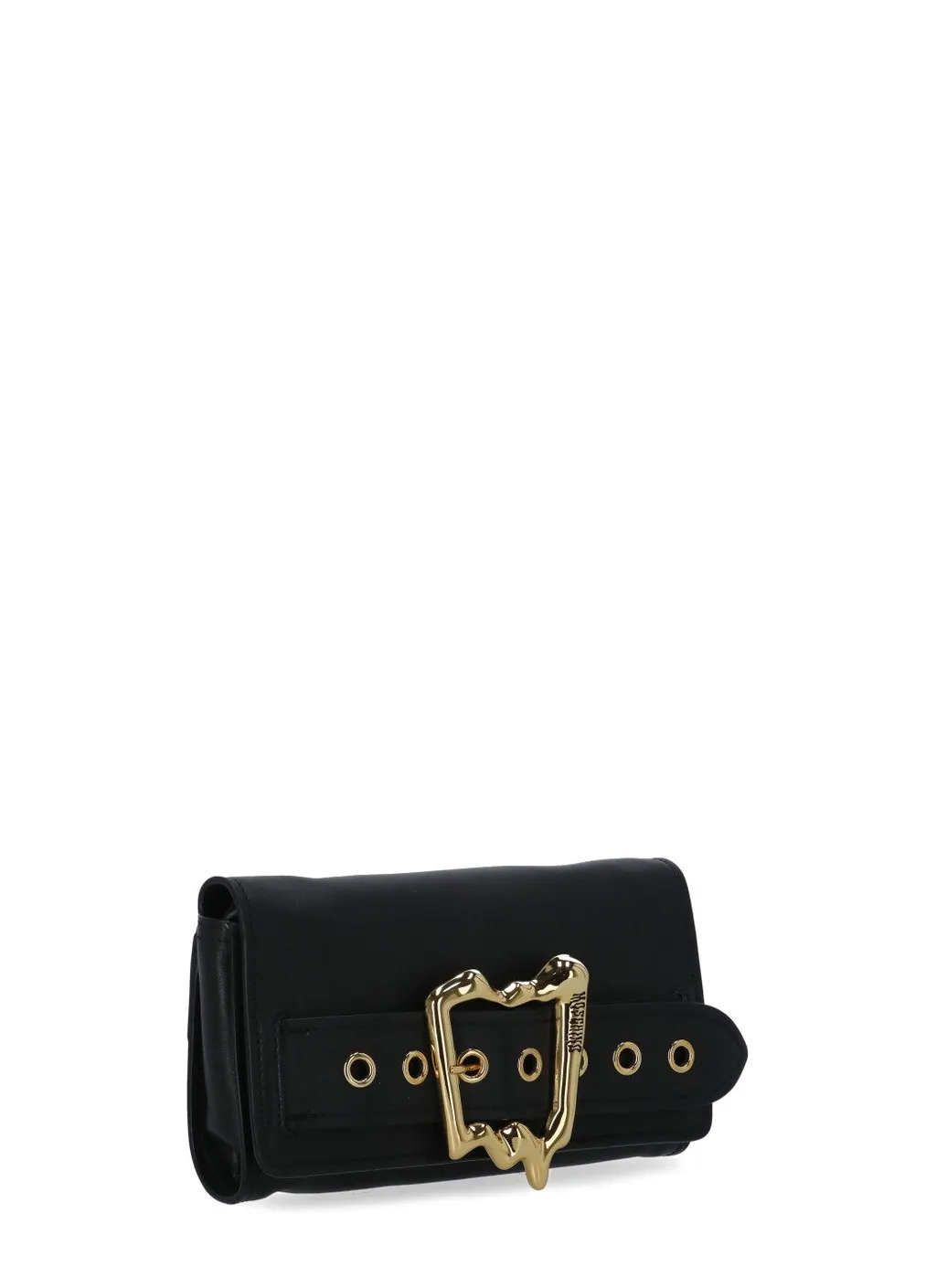 Moschino Logo-Engraved Buckle Detailed Crossbody Bag