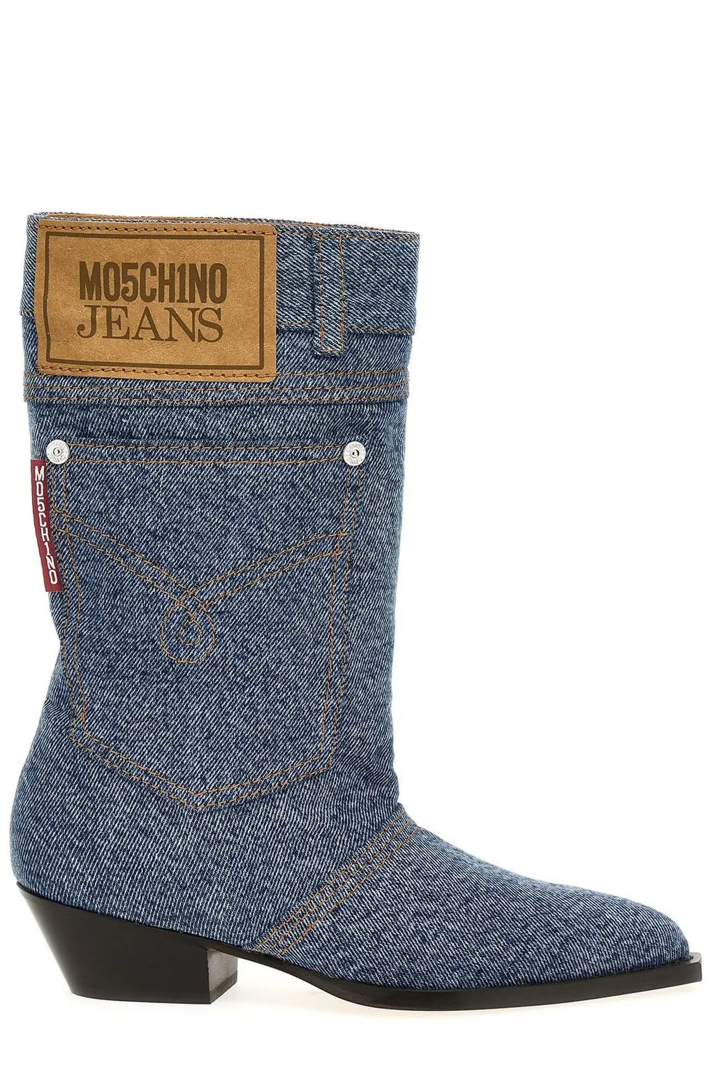 Moschino Jeans Denim Ankle Boots