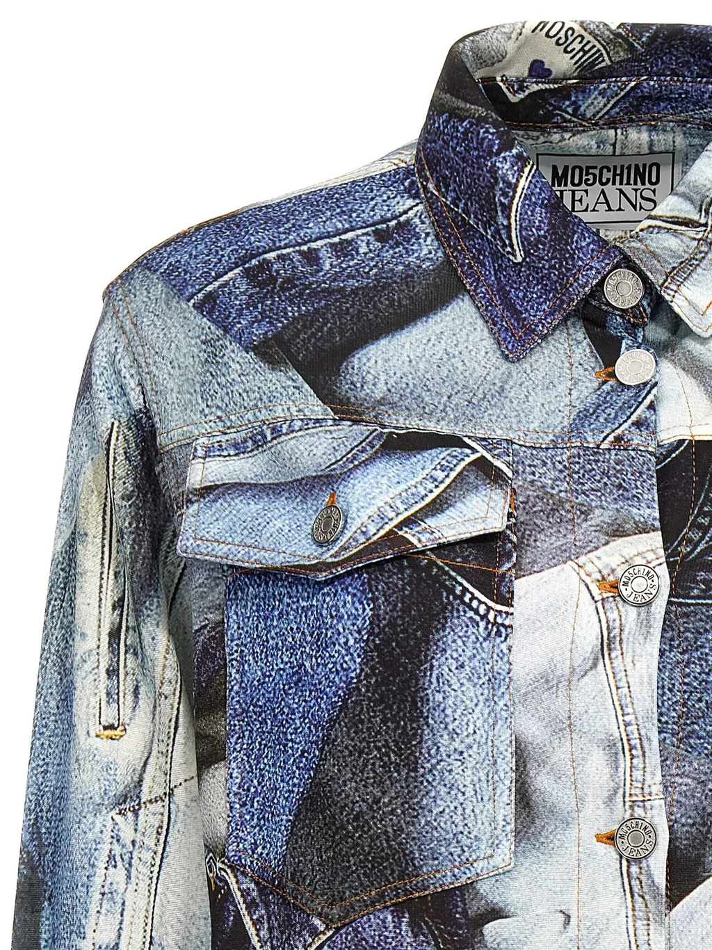 Moschino Jeans Graphic Printed Shirt