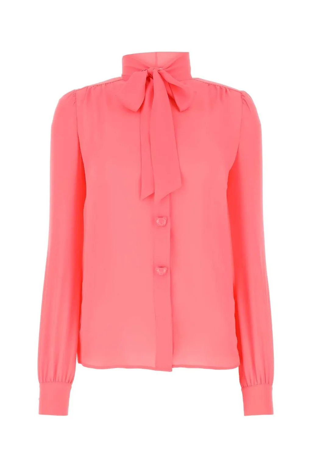 Moschino Bow-Tie Buttoned Blouse