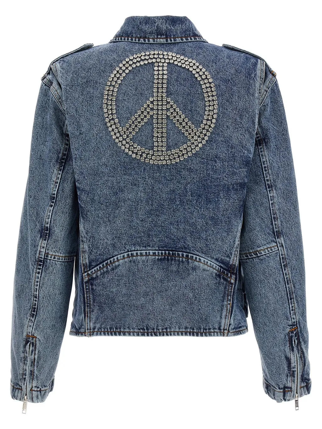 Moschino Jeans Embellished Denim Jacket