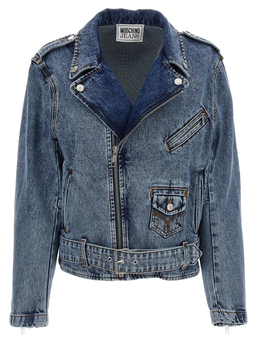 Moschino Jeans Embellished Denim Jacket
