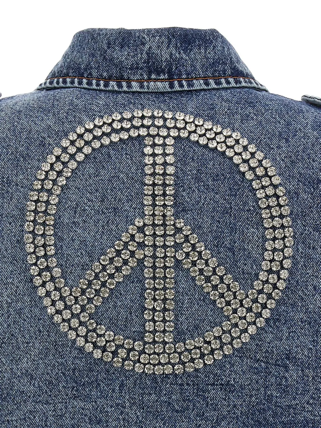 Moschino Jeans Embellished Denim Jacket